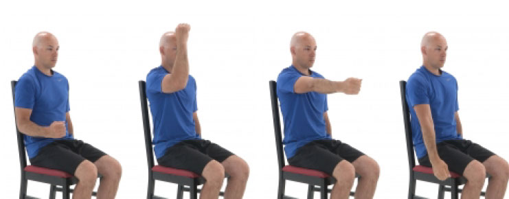 shoulder flexion eccentric exercise