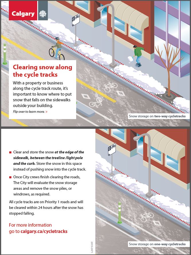 Clearing now along the cycle tracks