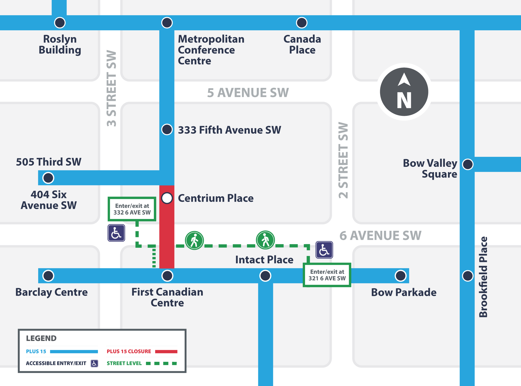 plus 15 detour map
