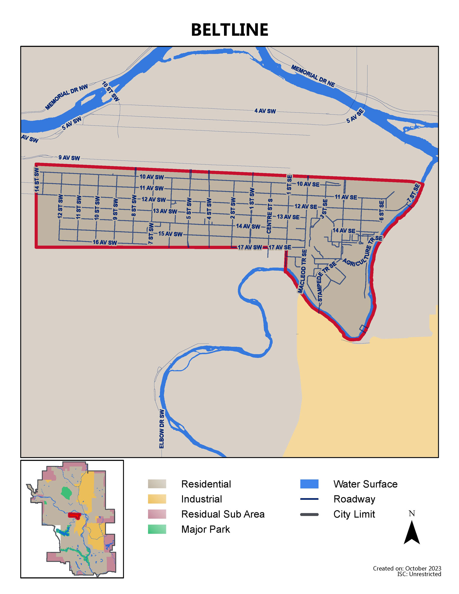 Beltline map