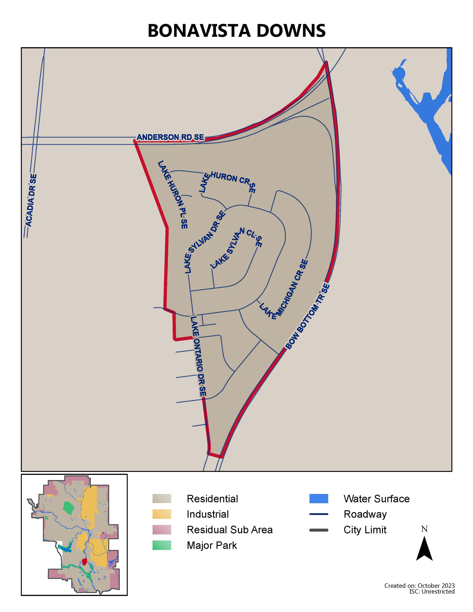 Bonavista Downs Map