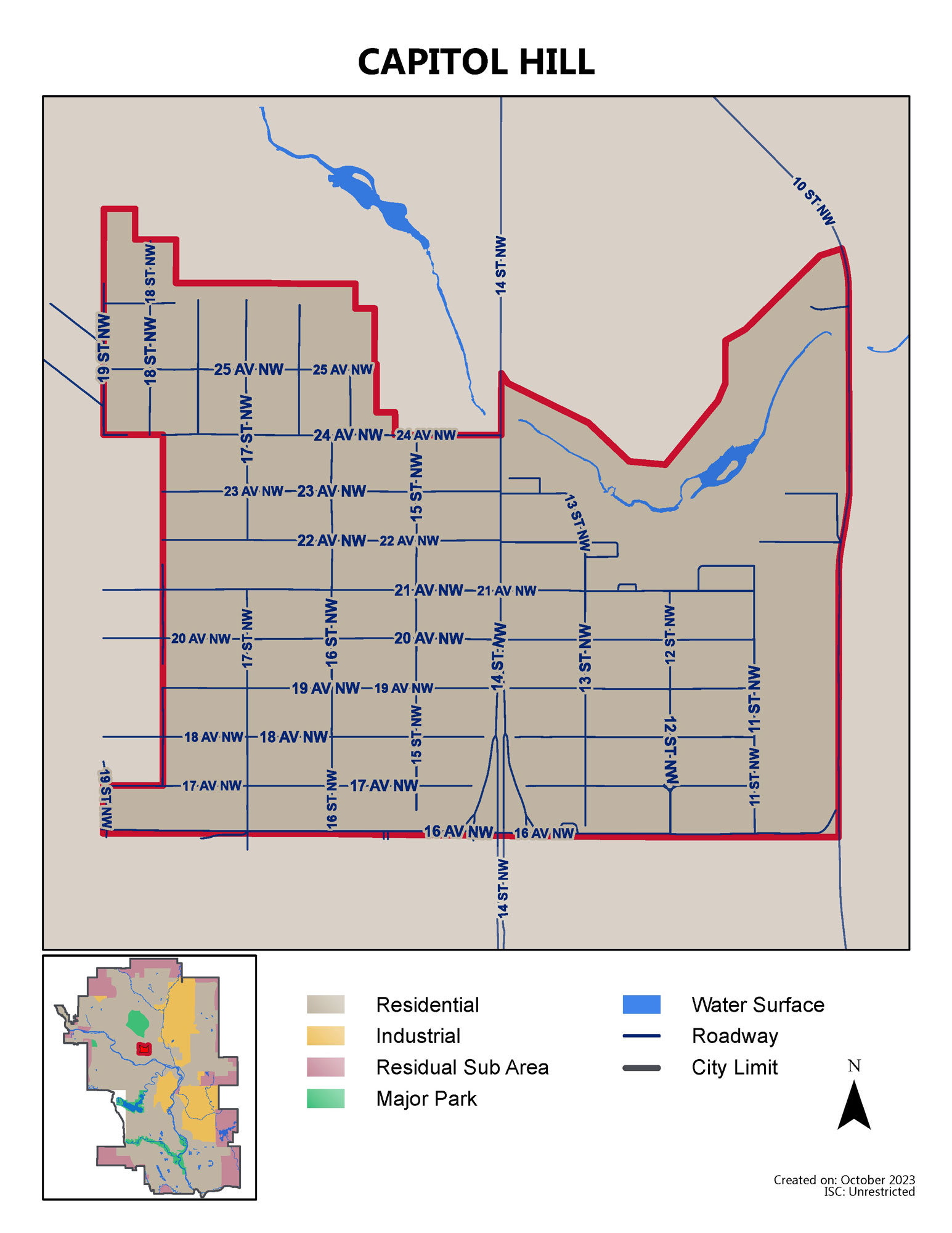 Capitol Hill map