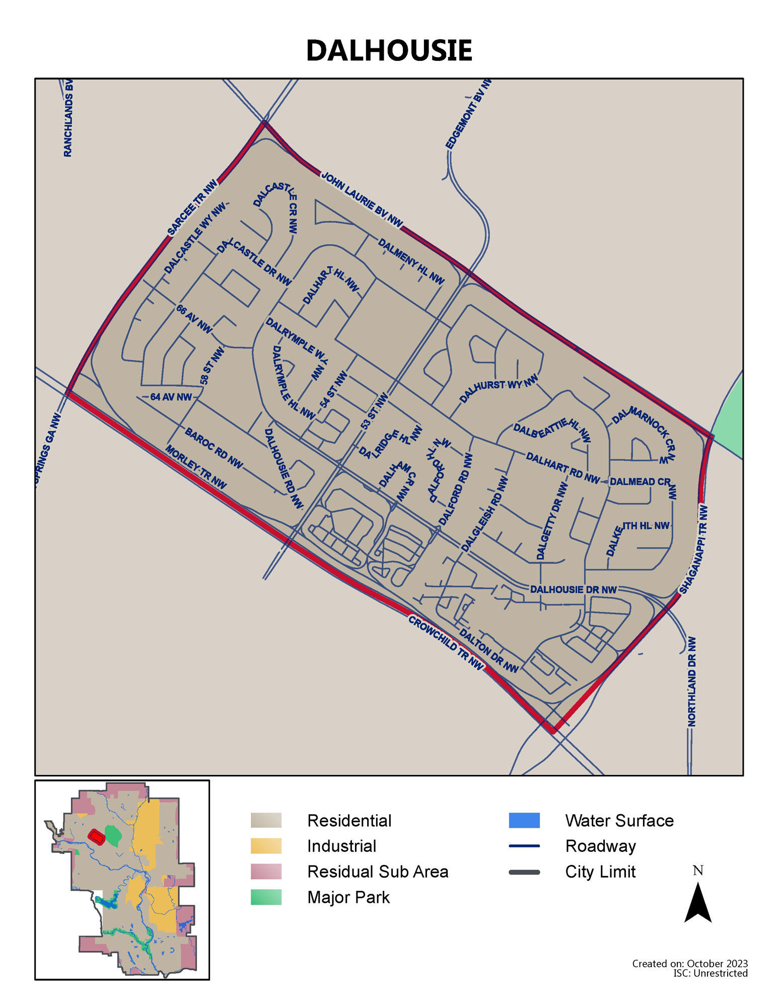 Dalhousie map