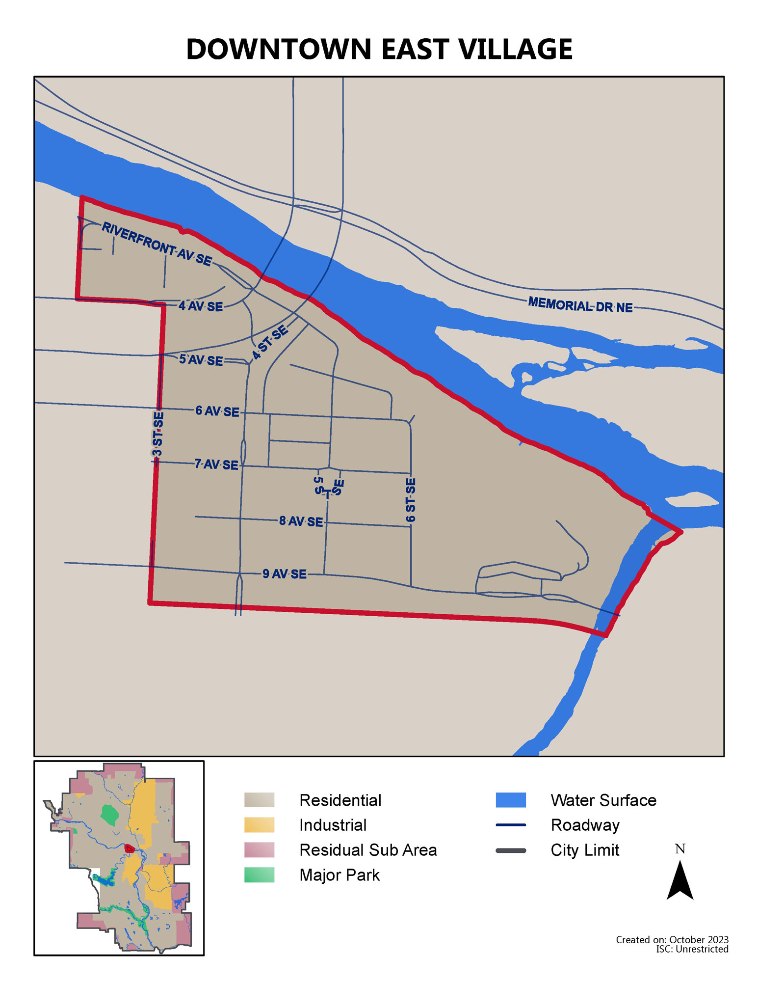 Downtown East Village map