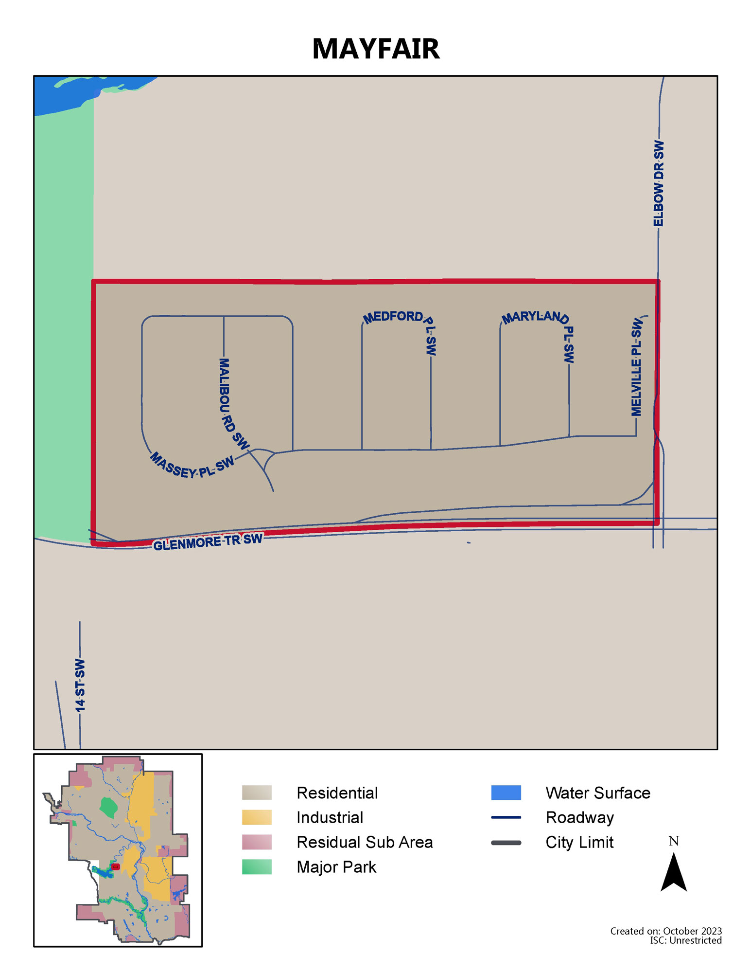 Mayfair map