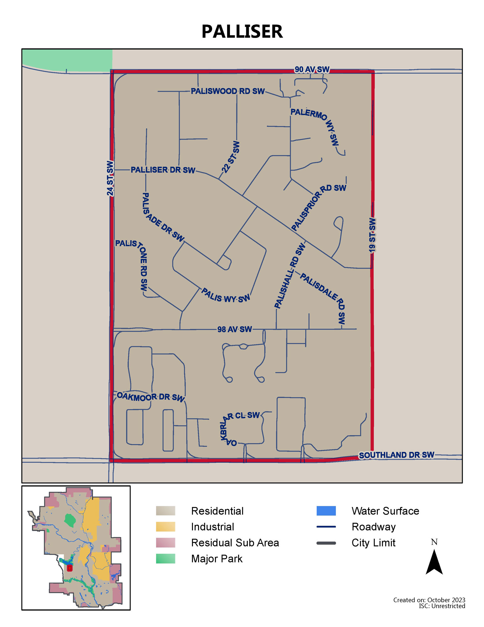 Palliser map