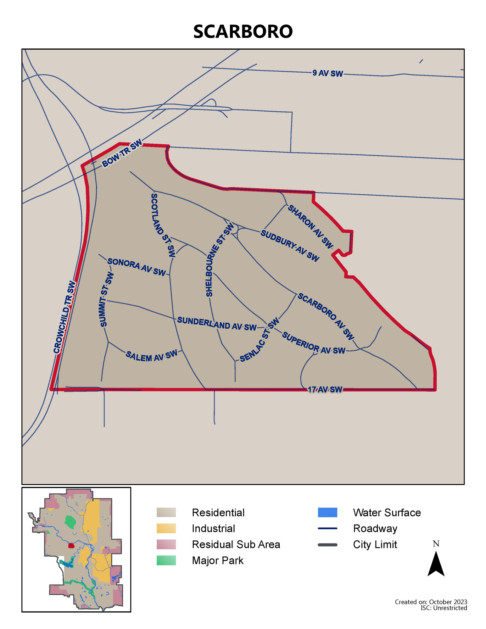 Scarboro map