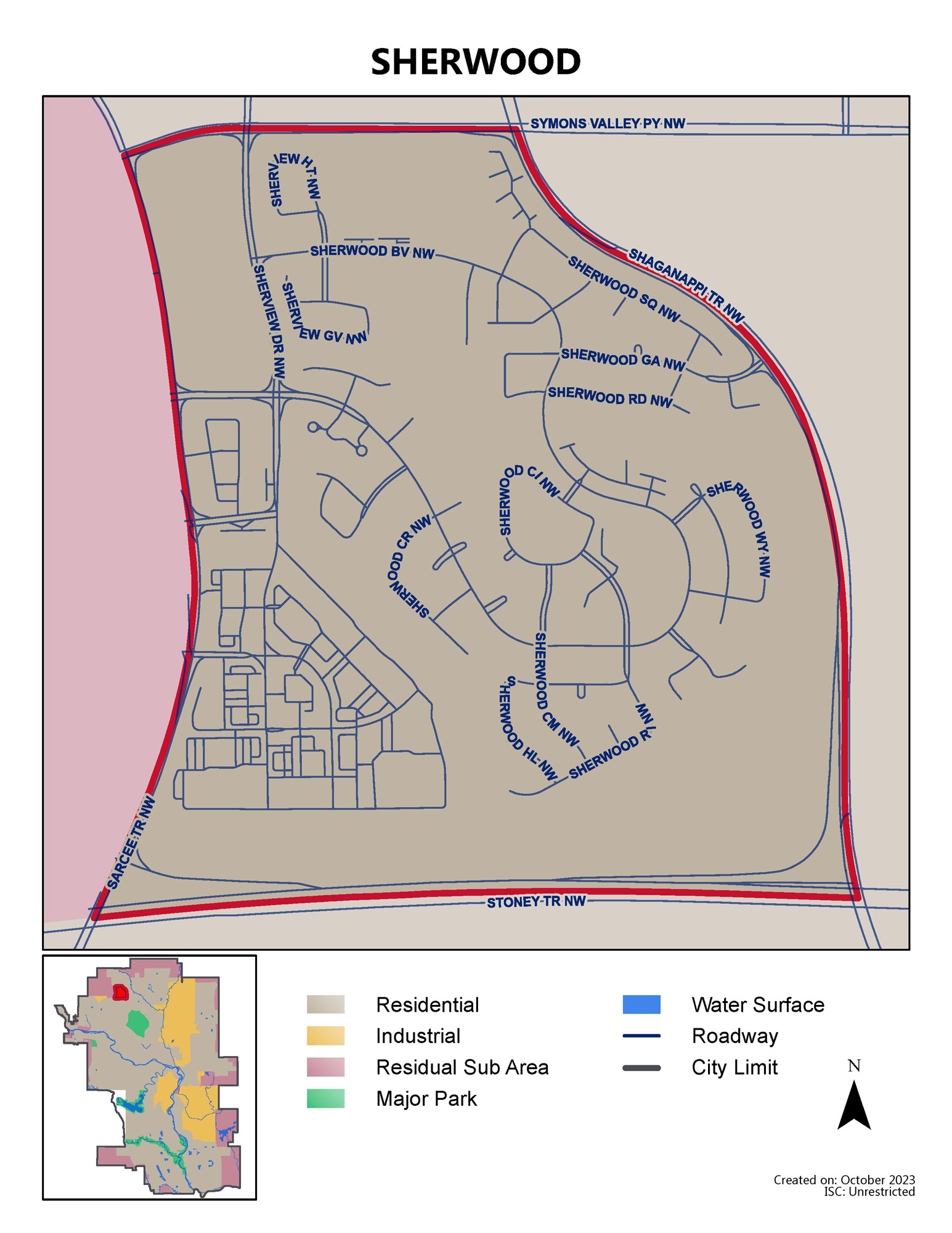 Sherwood map