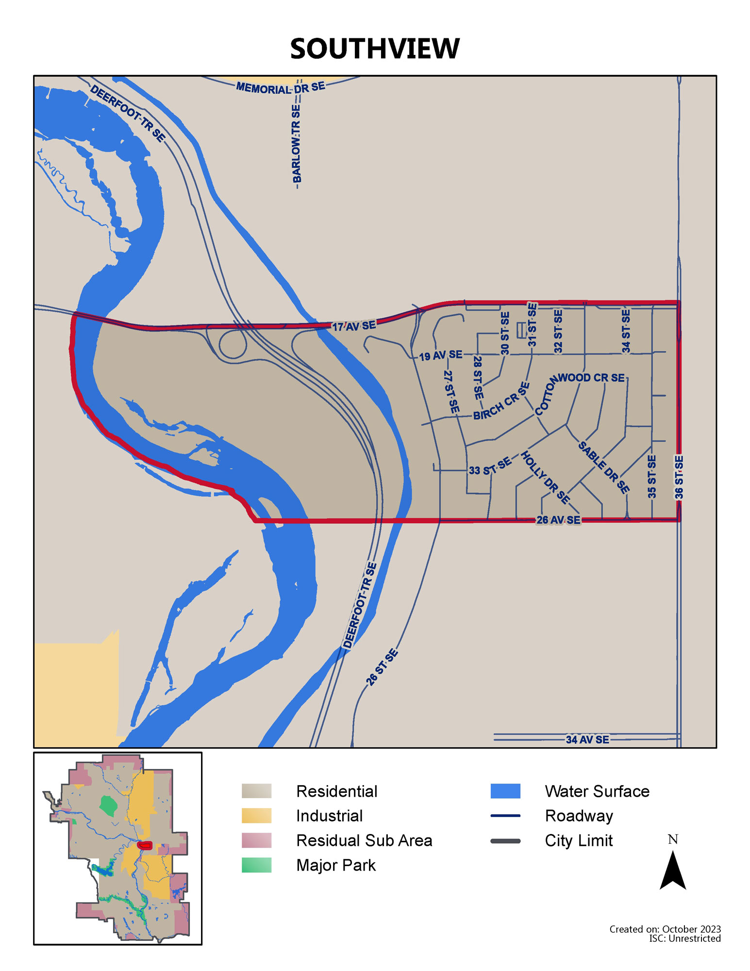 Southview map