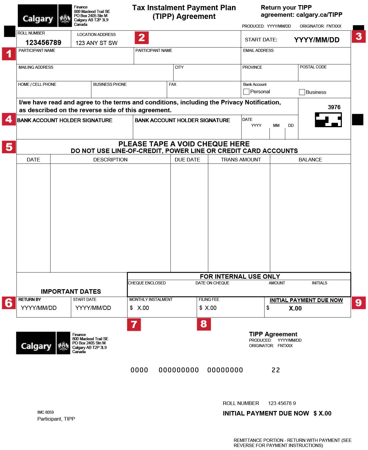 TIPP form