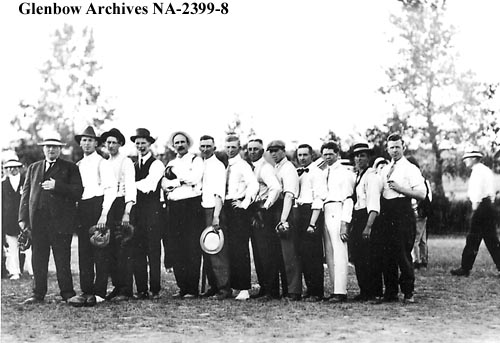 Image of City Workers lined up for a team portrait