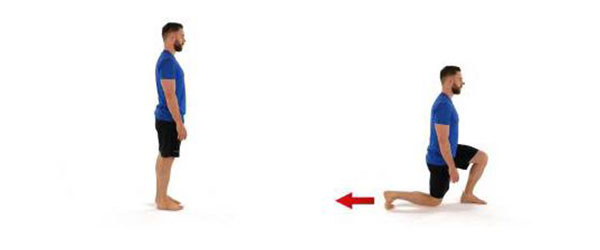 alternating reverse lunge