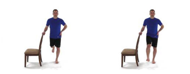 leg swings with stable pelvis exercise
