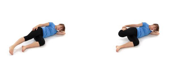 Alternative quadriceps stretch
