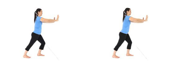 standing calf stretch