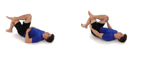 stretching glutes