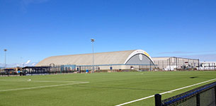 Calgary Soccer Centre artificial turf field