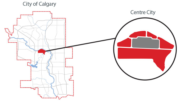 Centre city map