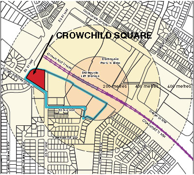 Crowchild Square Land Use Amendement map
