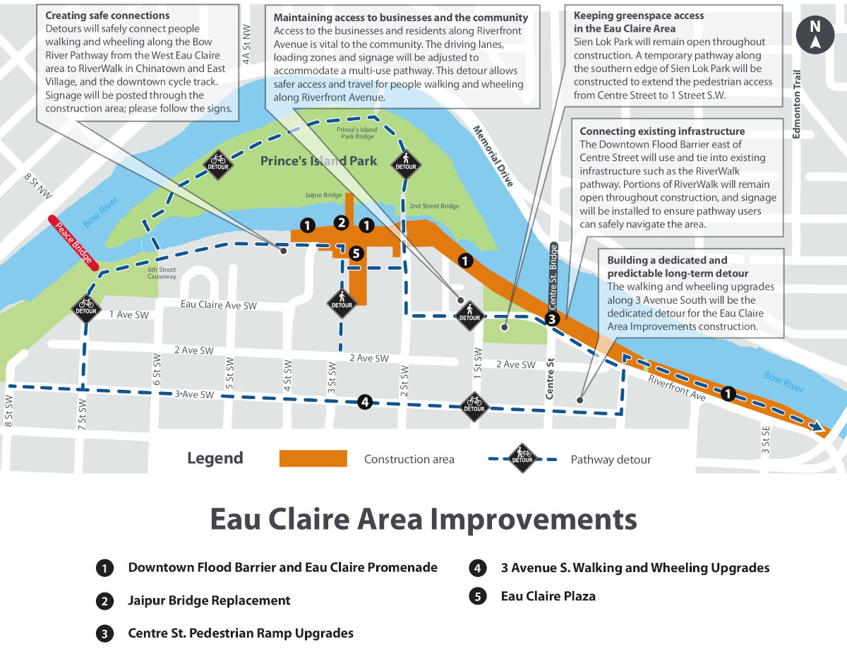 Eau Claire Area Improvements construction and detours
