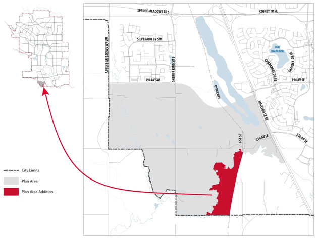 West Macleod Area Structure Plan Amendment map