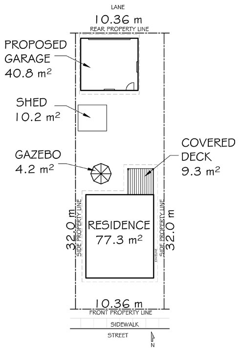 Parcel coverage example