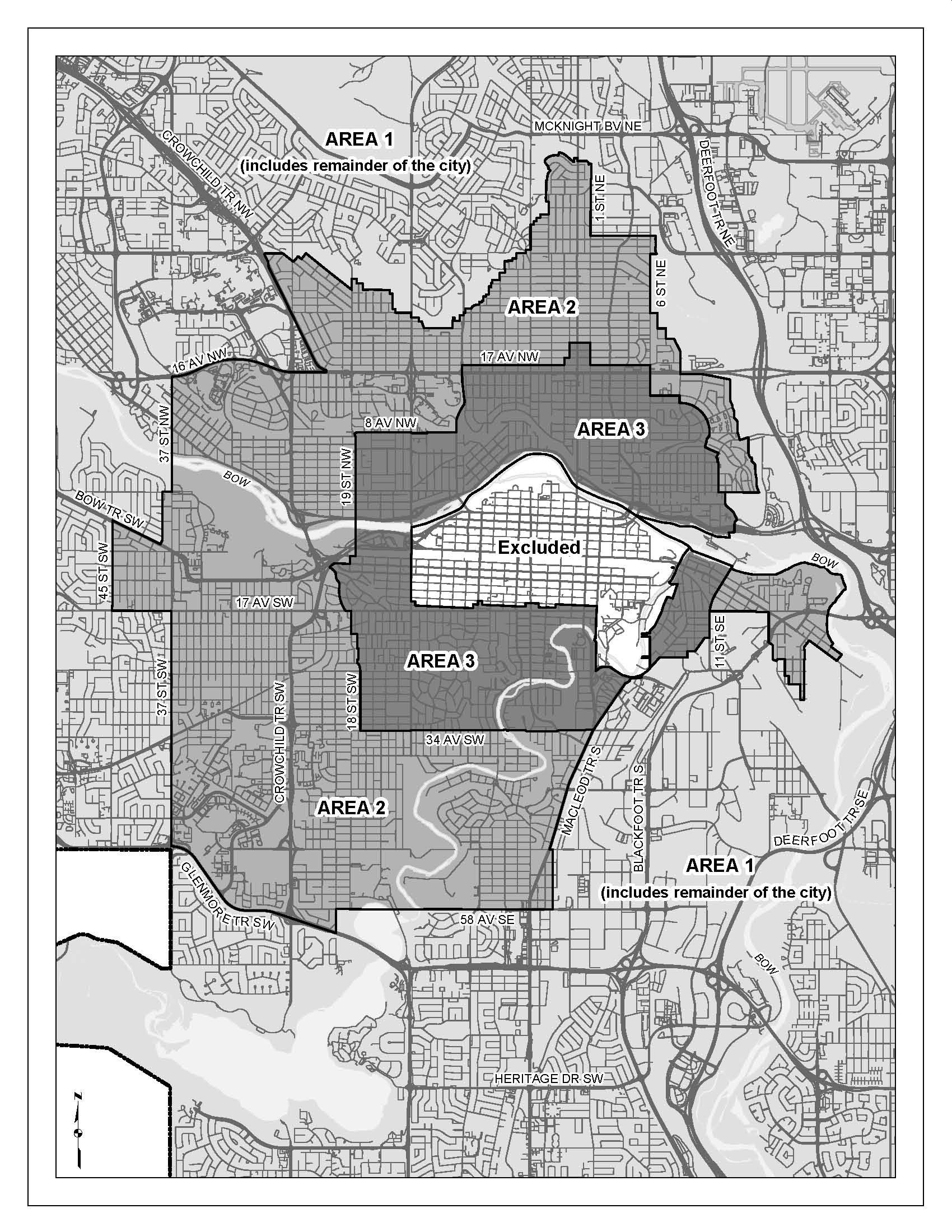 Map 7: Parking Areas Map