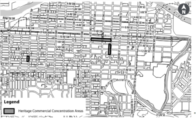 Beltline Heritage Commercial Concentration Areas