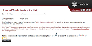 Licenced Contractor tool