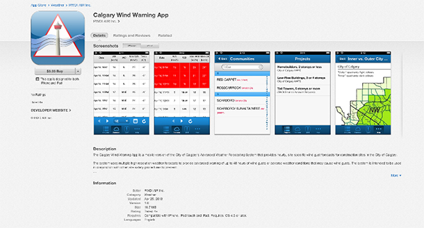 wind warning app