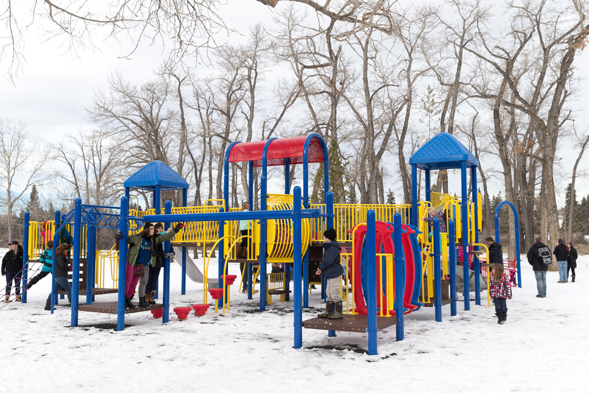 Bowness Park playground in Calgary