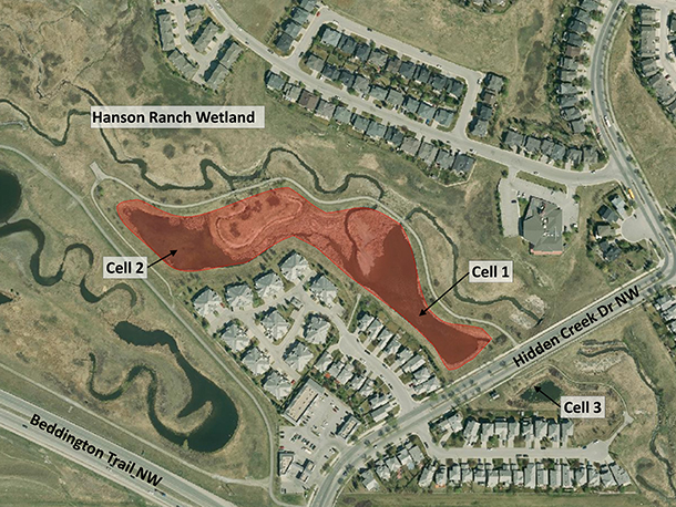 Hanson Ranch Wetland Project Map