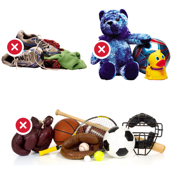 Clothes Sports Toys NO