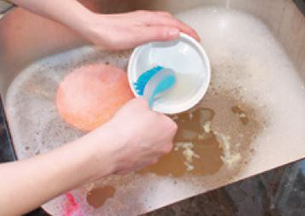 Keep recyclables inside blue bin Clean Your Recyclables