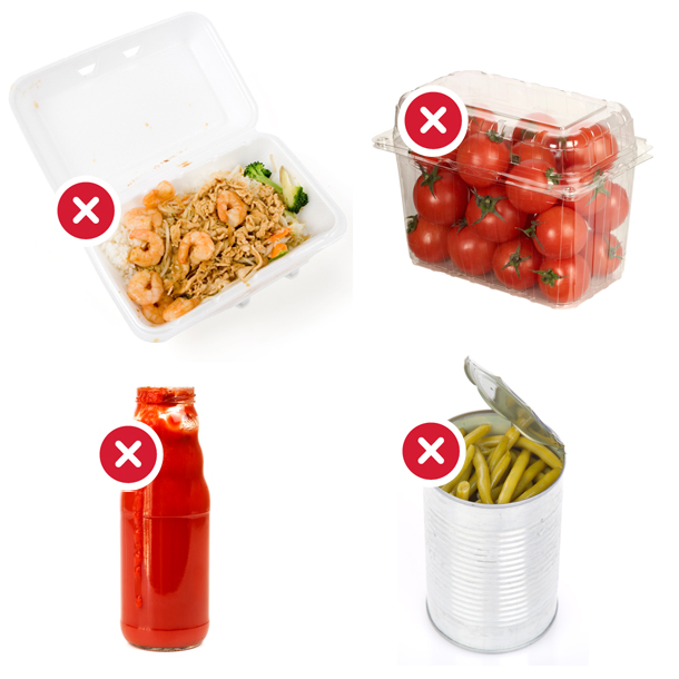 No Food or Beverage Packaging