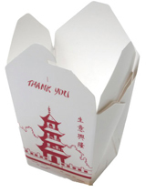 Asian takeout box