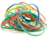 Elastic rubber band