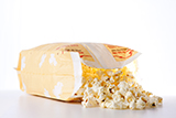 Microwavable popcorn