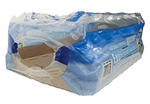 Plastic overwrap outlet