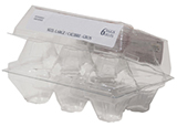 Plastic egg carton