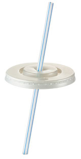 Pop lid and straw