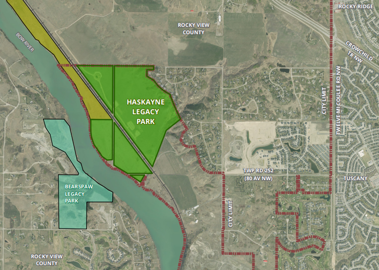 Map of Haskayne Legacy Park