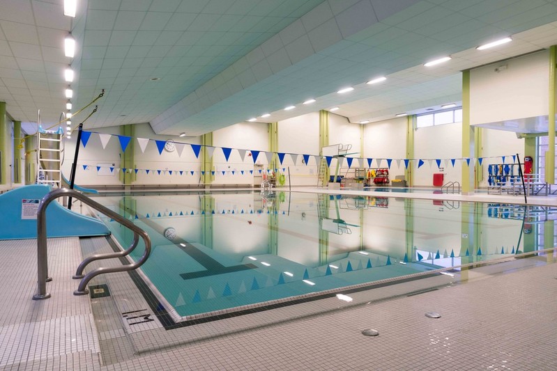 Photo of the pool area at Shouldice Aquatic Centre