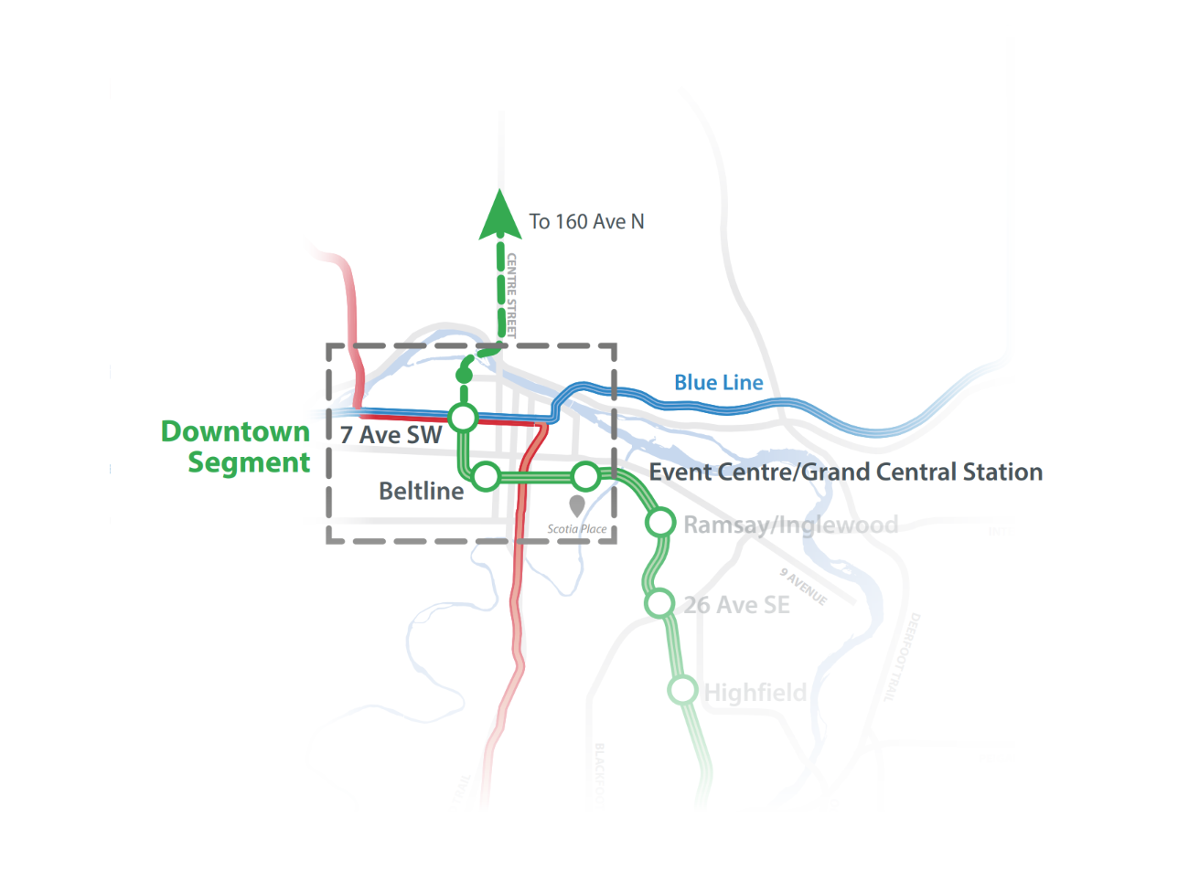 Green Line Downtown Segment
