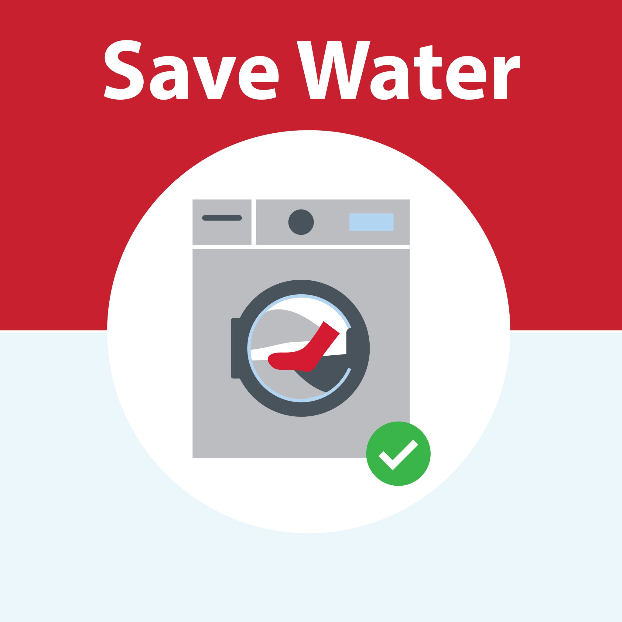 save water - laundry