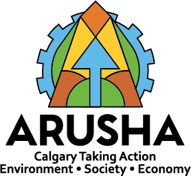The logo for The City of Calgary's community partner Arusha Center