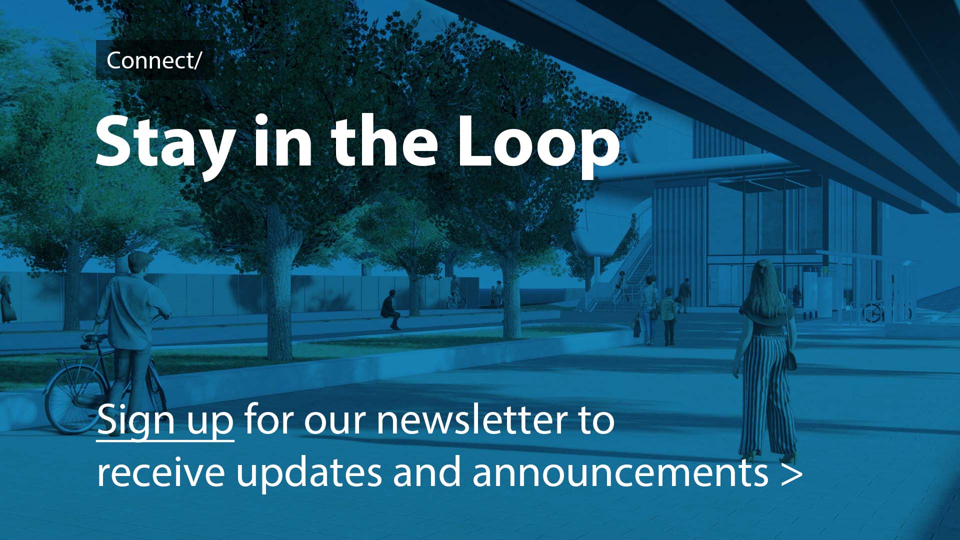 Sign up for our newsletter to receive updates and announcements.