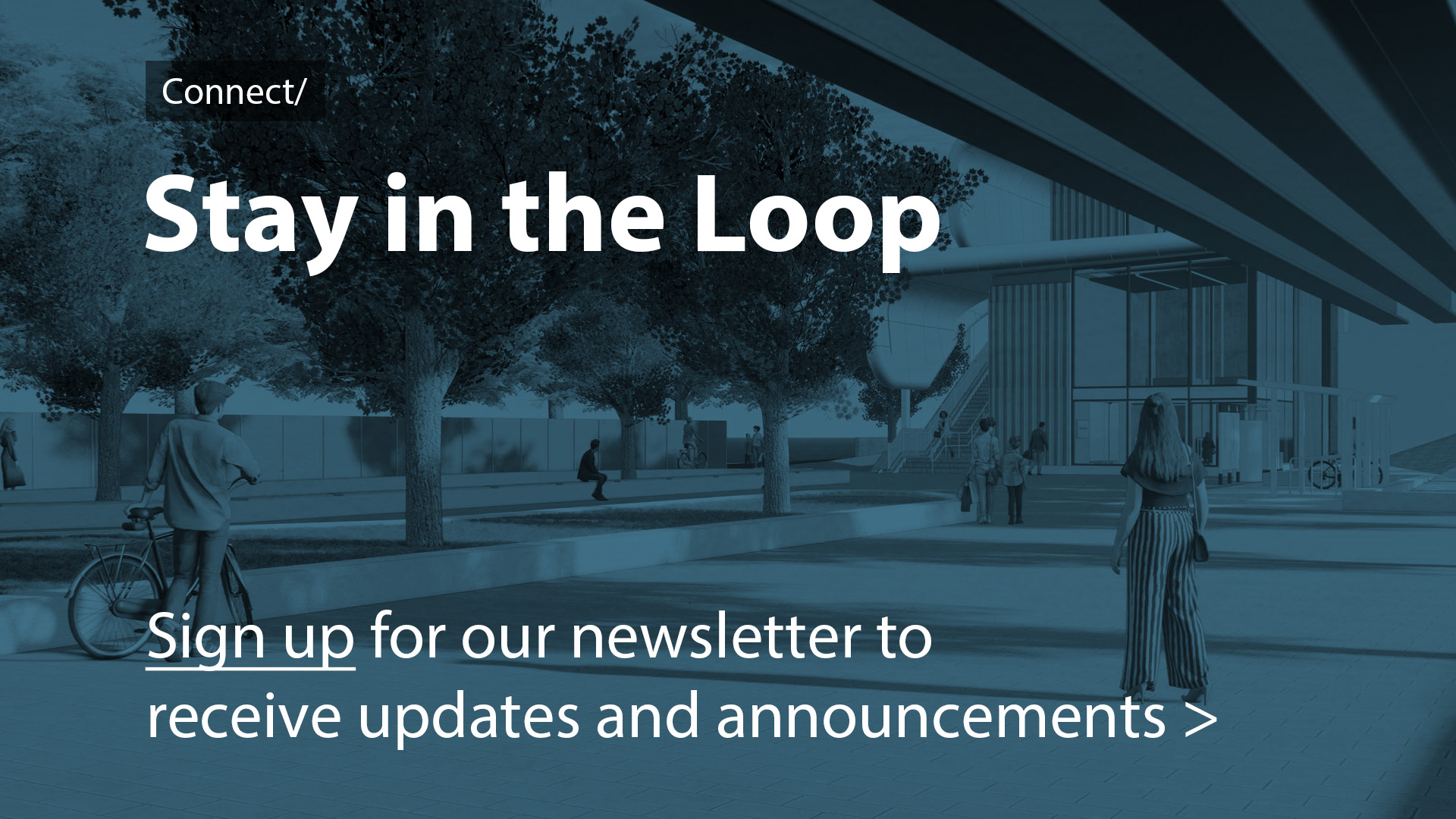 Sign up for our newsletter to receive updates and announcements.