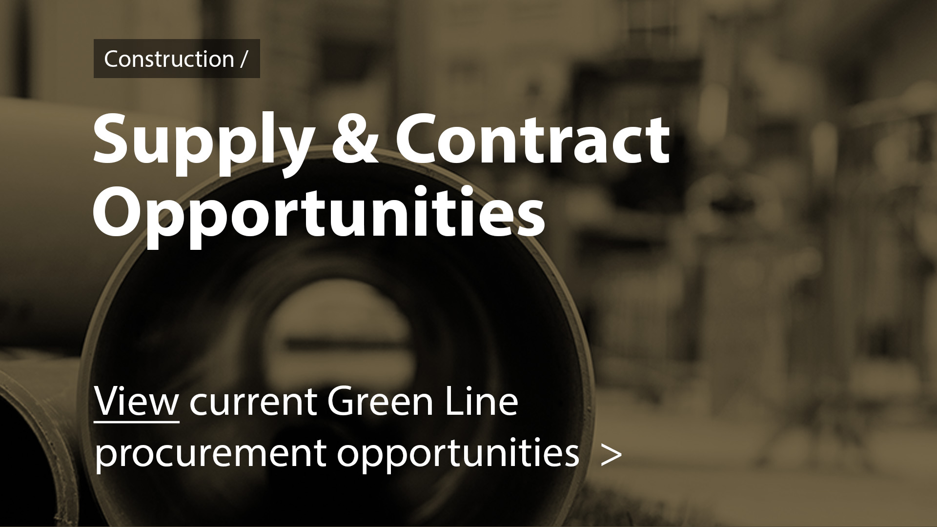 View current Green Line procurement opportunities
