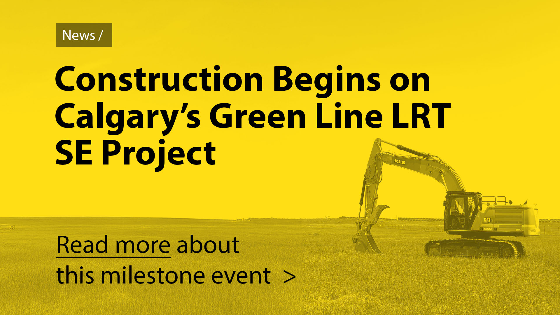 Green Line Breaks Ground! Read more about this milestone event.